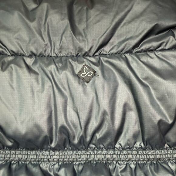 PrAna Women's Milly Down Filled Puffer Vest Charcoal Size M Outdoor Hiking - Picture 12 of 12